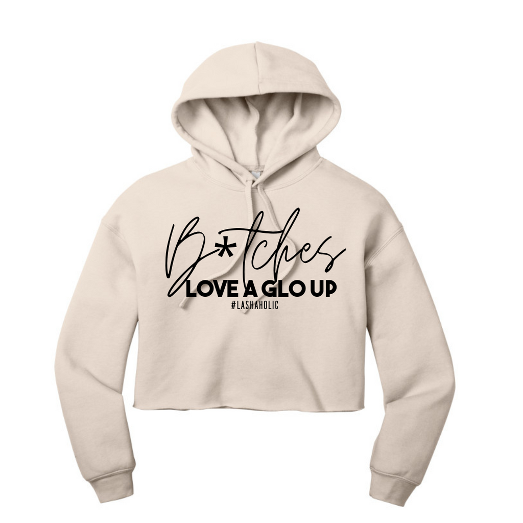 Glo Up Cropped Hoodie
